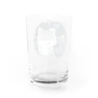 まりもの宇宙ユキヒョウ Water Glass :back