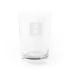 ﾎﾟﾖ。のお水の Water Glass :back