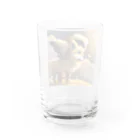 べるべるの星を見てるわんちゃんグッズ Water Glass :back