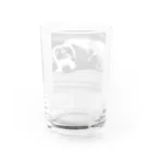 BuzzBuyの癒しのふわふわ昼寝犬コレクション Water Glass :back