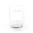 let's enjoyのlet's enjoy 【I Love Beer】 Water Glass :back