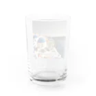 manopinoのおしゃれな街！サントリーニ島 Water Glass :back