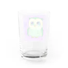 HappyIzuの幸せふくろうグッズ Water Glass :back