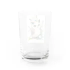 フクロウの森の癒しフクロウ Water Glass :back