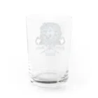 GAME DRUNKERのNINE DARTS WOLF Water Glass :back