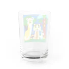 にゃんこショップのレインボーアニマル Water Glass :back