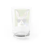 chi___cのカワカッコいい　うさぎ Water Glass :back