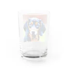 KaSumi's shopのドヤ顔ダックスフンド Water Glass :back