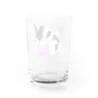 ポンコツけるるの気まぐれ屋さんのフレンチブルドッグ Water Glass :back