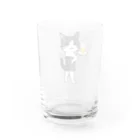 The Cat who.... suzuriのバドキャット グラス反対面