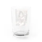 PAPAMONのいち神様 Water Glass :back