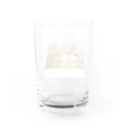 ロイの楽しいデザイン屋さんのぬいっとクマ Water Glass :back