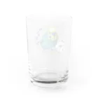 甘えん坊オカメインコのセキセイインコそらまめちゃんシリーズ Water Glass :back