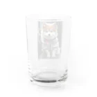 TATAKUKUのおしゃれな犬 Water Glass :back