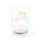 henohenomohejiadの筋トレしているハムスター Water Glass :back