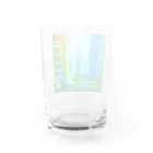 やさぐれメタルの未来都市TANTAN Water Glass :back