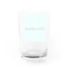 Billion HackのLive myself Water Glass :back