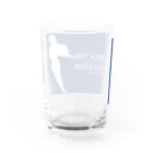 アンドレーア・ザ・スーパーキッカーのアンドレーア（シルエットE） Water Glass :back