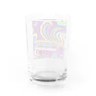 stugio_kの鮮やかなピアノ柄 Water Glass :back