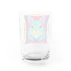 じゆうふぁくとりーのエキセントリックチンチラ Water Glass :back