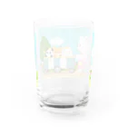 アプリコワークスのくまちゃん・みんなでお散歩 Water Glass :back