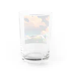 tetsuの海！朝日！ Water Glass :back