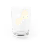 satoayaのアニマルカフェのフードアニマル　ホットケーキ蜂 Water Glass :back