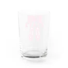 HONOMINEのピンクのバレエシューズ Water Glass :back