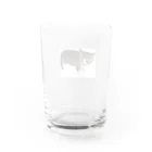 マスターPの小さい猫　ツブちゃん Water Glass :back