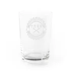 いちみるshopのWRMT BLACK LOGO Water Glass :back