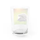 Nsjbのいい感じのハリネズミ Water Glass :back