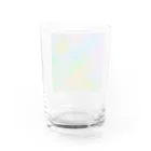 水草のサイケデリックな満月 Water Glass :back