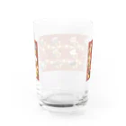 Little manamana リトルマナマナのLittle manamana レッド・全カラー大集合 Water Glass :back