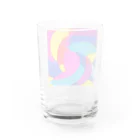 おしゃれなシティグッズの色鮮やかおしゃれアート Water Glass :back