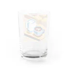 cunissaのドット絵コーヒーと電気ポット Water Glass :back