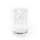 nakagawa-kikakuの奇抜なアート風の可愛い犬のグッズ Water Glass :back