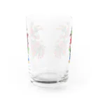 JapaneseArt Yui Shopの咲き誇れ Water Glass :back