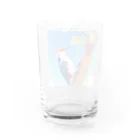 tamatamasuzuriの可愛いキツツキ Water Glass :back