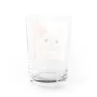 せつのおねがいネコちゃん Water Glass :back