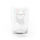 neko_skipのオサレキャットよしお Water Glass :back