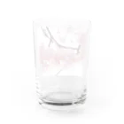 I miss you の河津桜満開 Water Glass :back