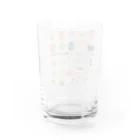 Yaya-rrの野菜の怪物たち Water Glass :back