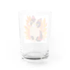 MYST_RIVENの紅葉と三毛猫 Water Glass :back