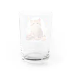 M_YKのネコチヤン Water Glass :back