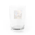 隣の越後屋の威嚇したのに可愛い子猫 Water Glass :back