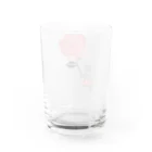 たつみなつこのバラを持つ女の子 Water Glass :back