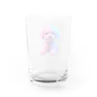 MaKenEekaRaのネオントイプードル Water Glass :back