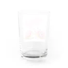 カタツムリに癒しを求めて❗の幸せなカタツムリ Water Glass :back