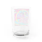 micotuguの派手な馬と和尚 Water Glass :back