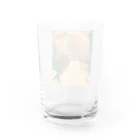 mumusの女性のイラストグッズ Water Glass :back